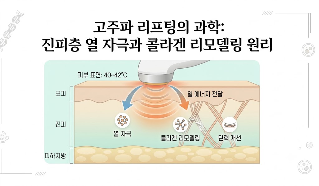 RF 고주파가 진피층에 열을 전달하는 원리